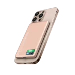 EGO MagPower 5U QI2 5000mAh Powerbank with OLED Display - Pink