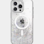 SwitchEasy Starfield Sparkling Glitter Resin Magsafe Case For Iphone 15 Pro -Transparent