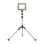 Green Lion Solar Camping Light 7200mAh with a Tripod Stand - Silver