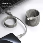 MOMAX MAG LINK 100W USB-C TO USB-C MAGNETIC CABLE 1M Titanium