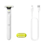 Philips Norelco OneBlade Intimate - Pubic Grooming, Trim & Shave (QP1924/70) White