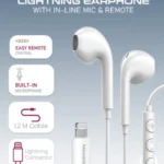 Moxedo Wired Stereo Lightning Earphone - White MX-STE020