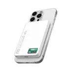 EGO MagPower 5U QI2 10000mAh Powerbank with OLED Display - White