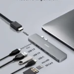 Anker PowerExpand Direct 7-in-2 USB-C PD Media Hub for Macbook (A8371HAI) Gray