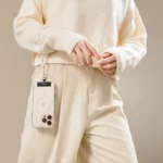 MagEasy Pearl Wrist Strap+Strap Card Snap Hook - White Pearl