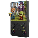 Porodo Gaming 4" Square Display Retro Handheld Game Console - Black