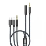 Go-Des 5in1 Audio AUX Cable 1m (GAC-368) Black