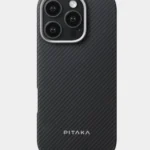 Pitaka Ultra-Slim Case For Iphone 16 Pro Max-Black/Grey