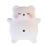 Snore White Bear Silicone Lamp (A070) White