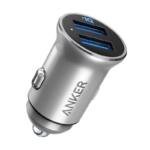 Anker 24W Dual-Port Car Charger (A2727H42) Silver
