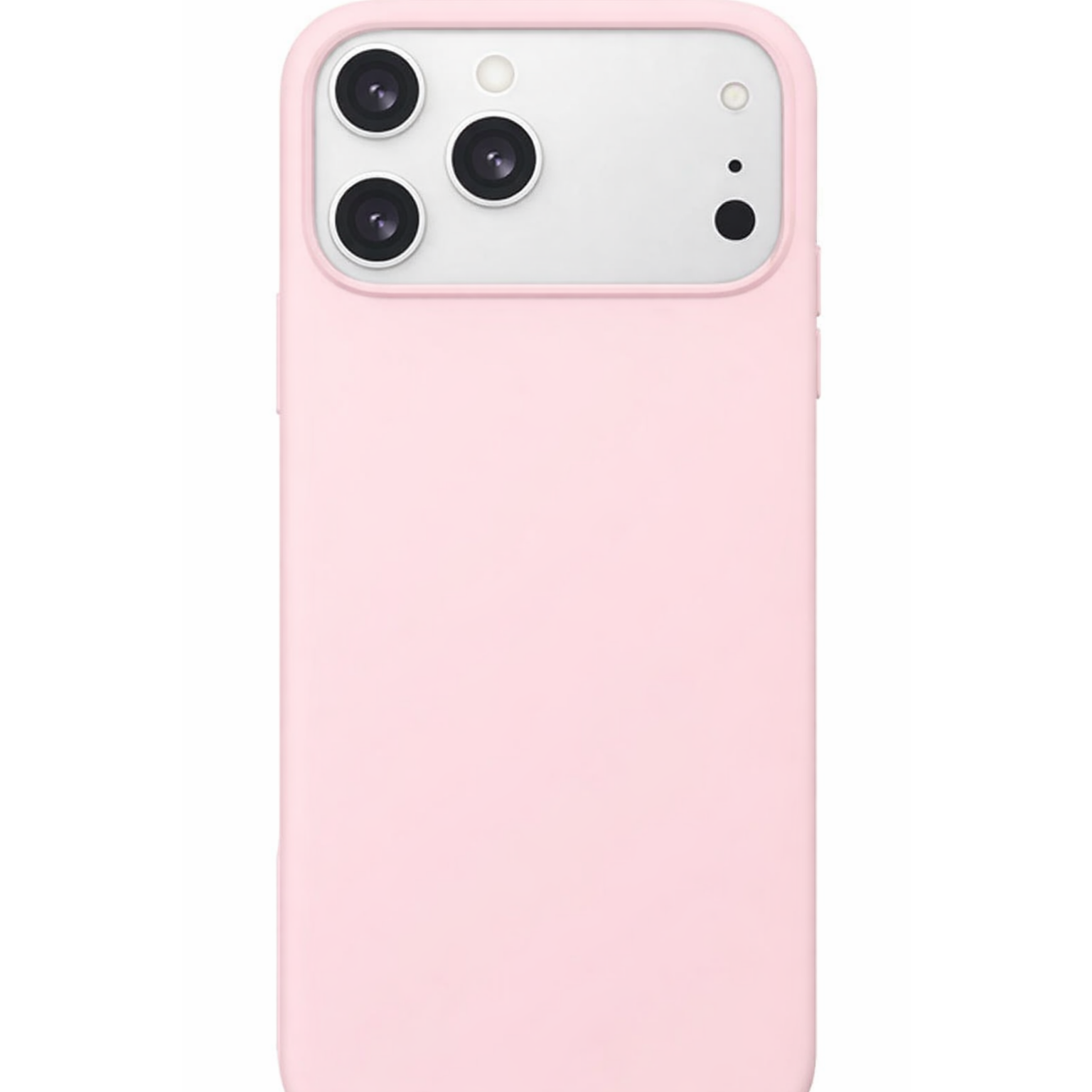 1772024235_5592.png HOCO DG30 Silicone Anti-Fingerprint Protective Case iPhone 17 Pro Max - Pink - Image 1