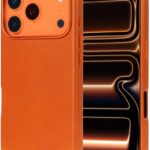 HOCO DG29 Leather Drop Protection Case iPhone 17 Pro Max - Orange