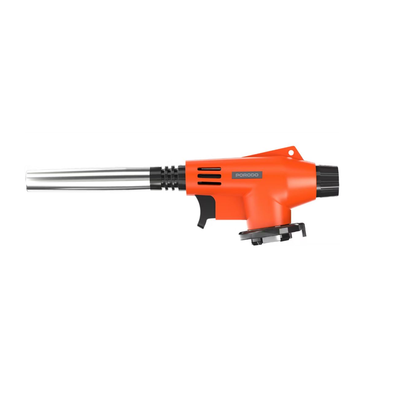 1772107266_5445.png Porodo FlameMaster Butane Gas Lighter with Piezo Ignition (LFST930) Black - Image 1