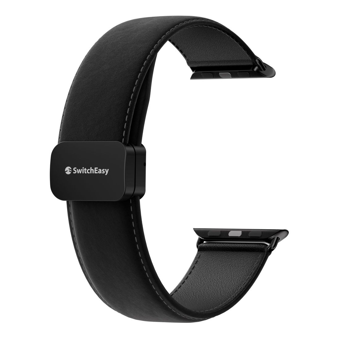 1772134642_5271.png SwitchEasy Classic Genuine Leather Apple Watch 38/40/41mm - Black - Image 1